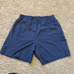 Men’s Skora Navy Blue Quickdry Running Shorts